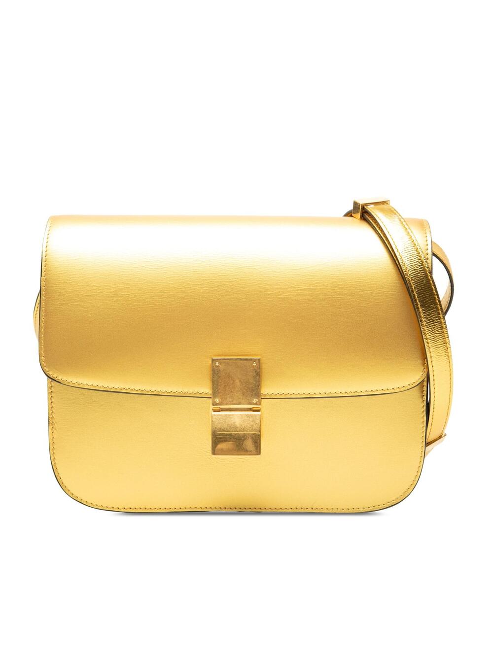 Celine Medium Metallic Calfskin Classic #362375C10B